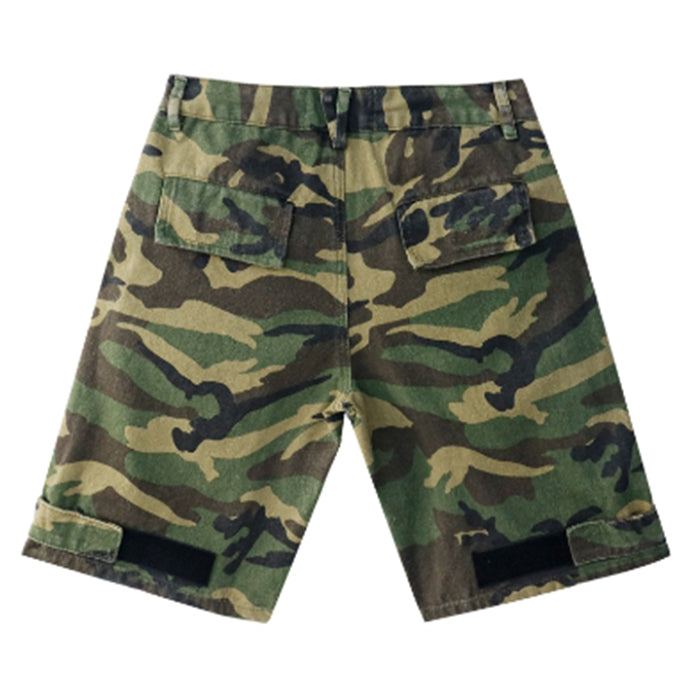 Godspeed Camouflage Denim Shorts #8667